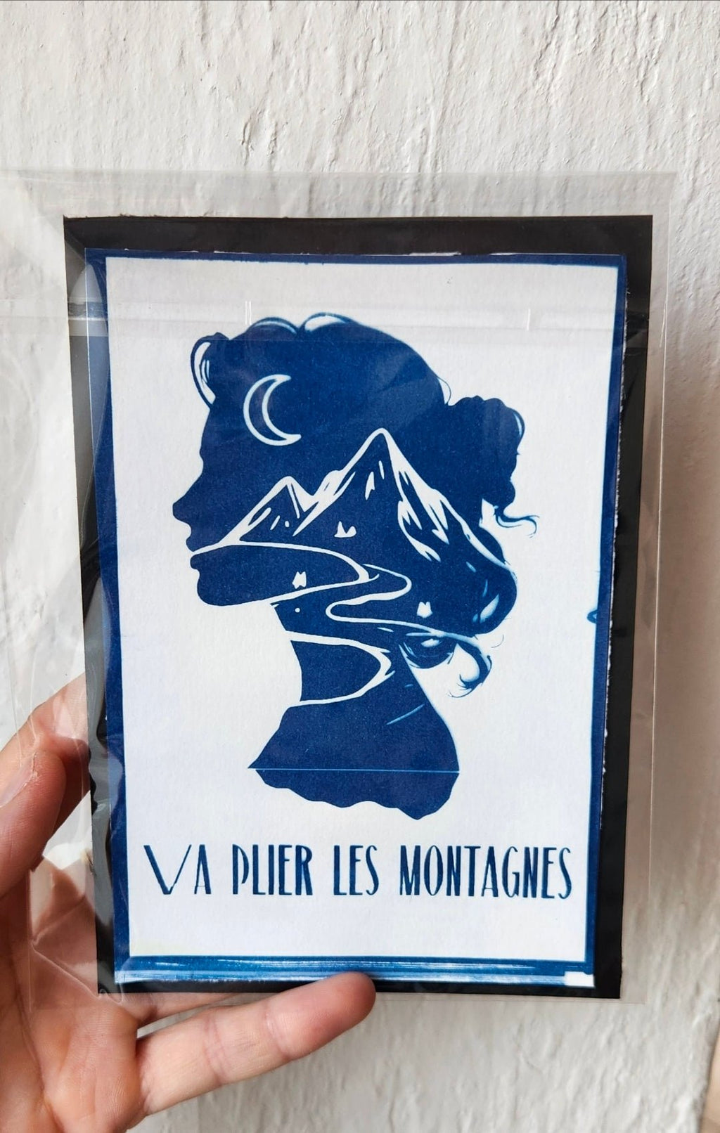 Affiche femme montagne - Cabocaboche