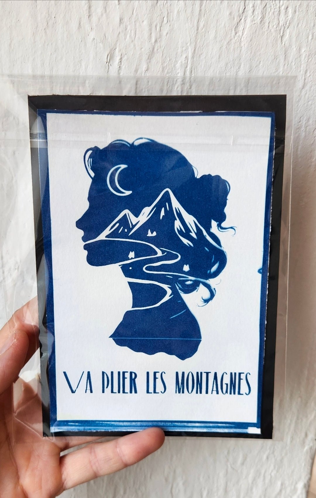 Affiche femme montagne - Cabocaboche