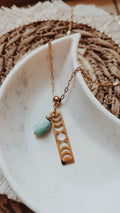 Collier cycle lunaire - Cabocaboche
