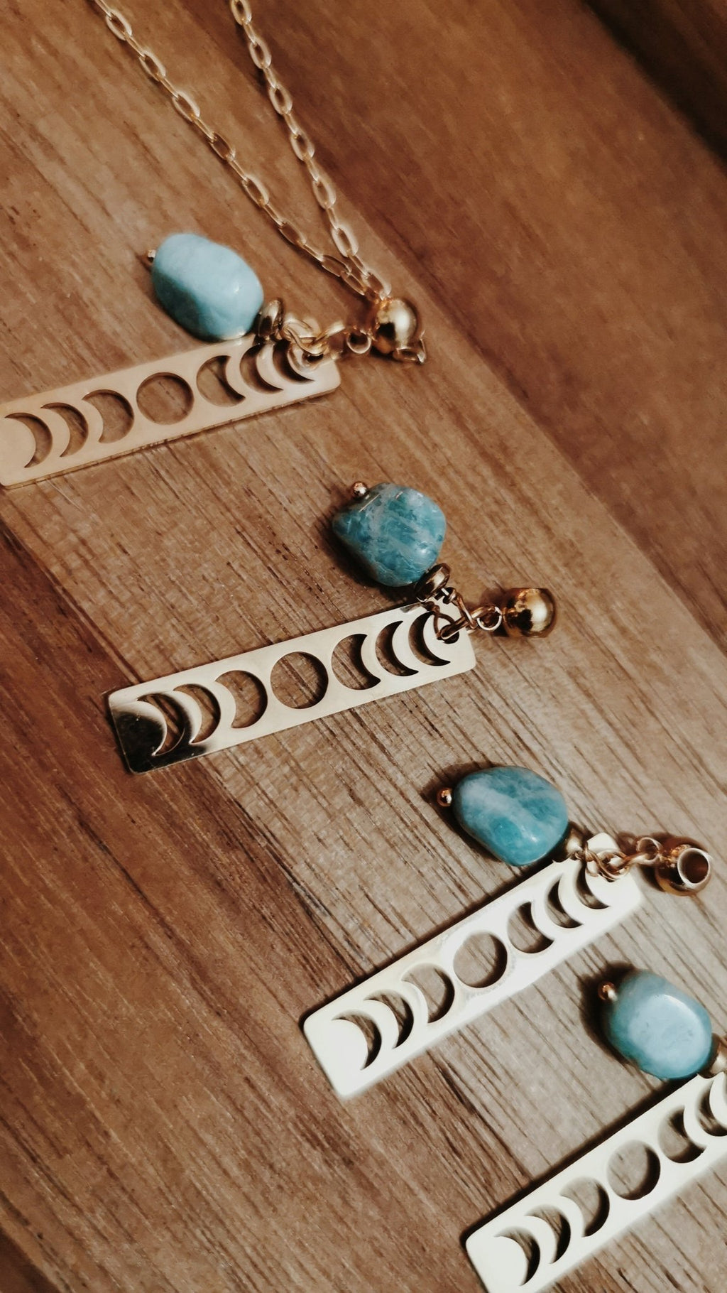 Collier cycle lunaire - Cabocaboche
