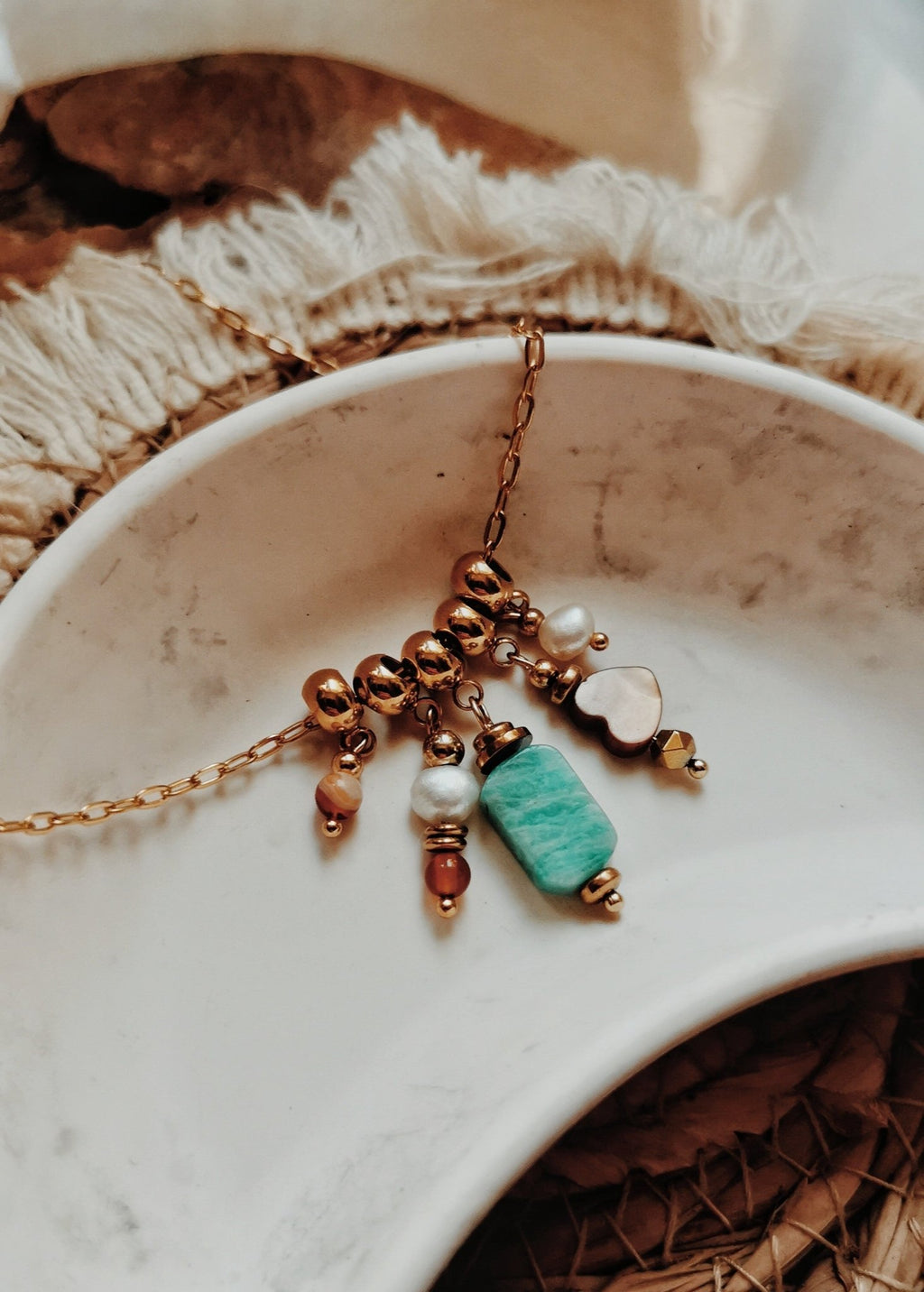 Collier soleil sauvage - Cabocaboche