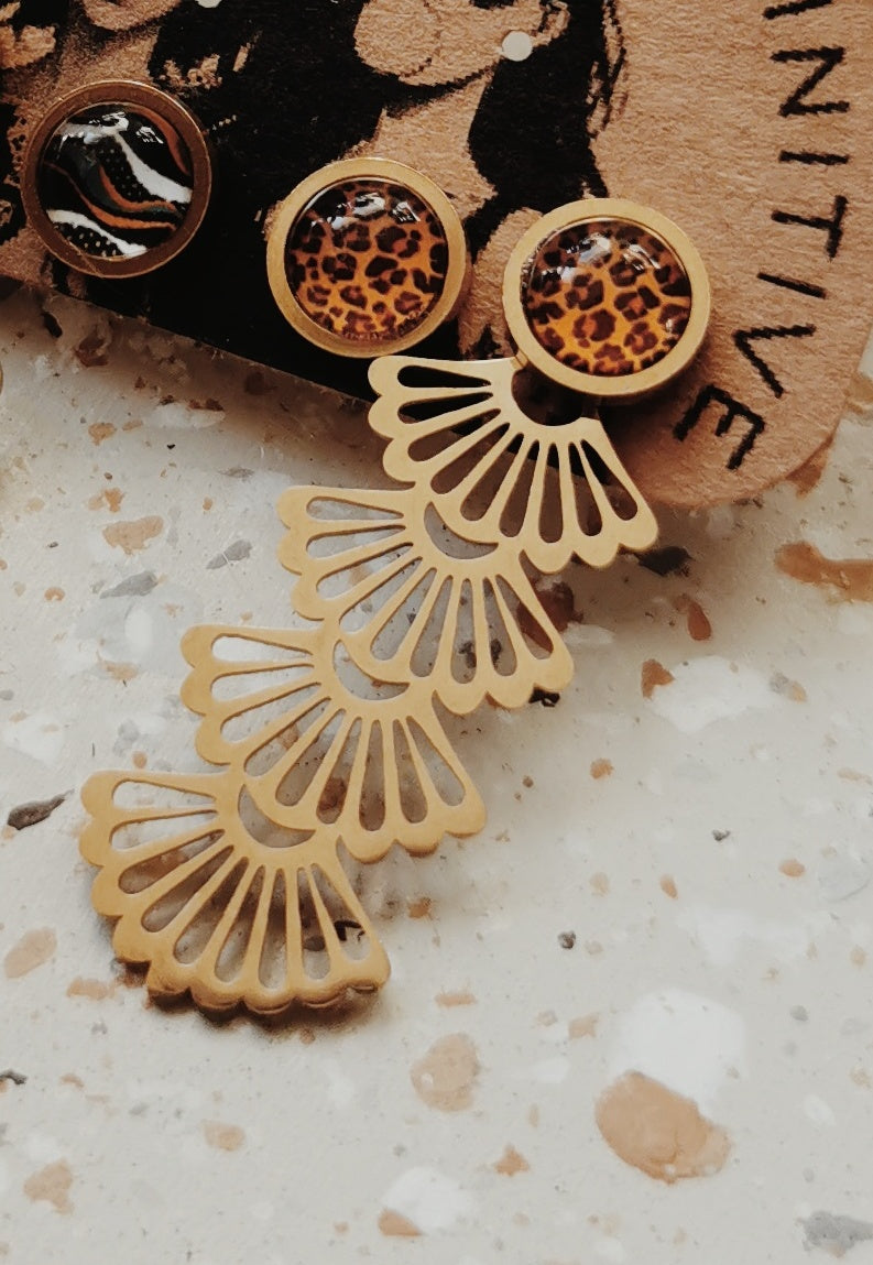 Pampilles enfilade fleurie