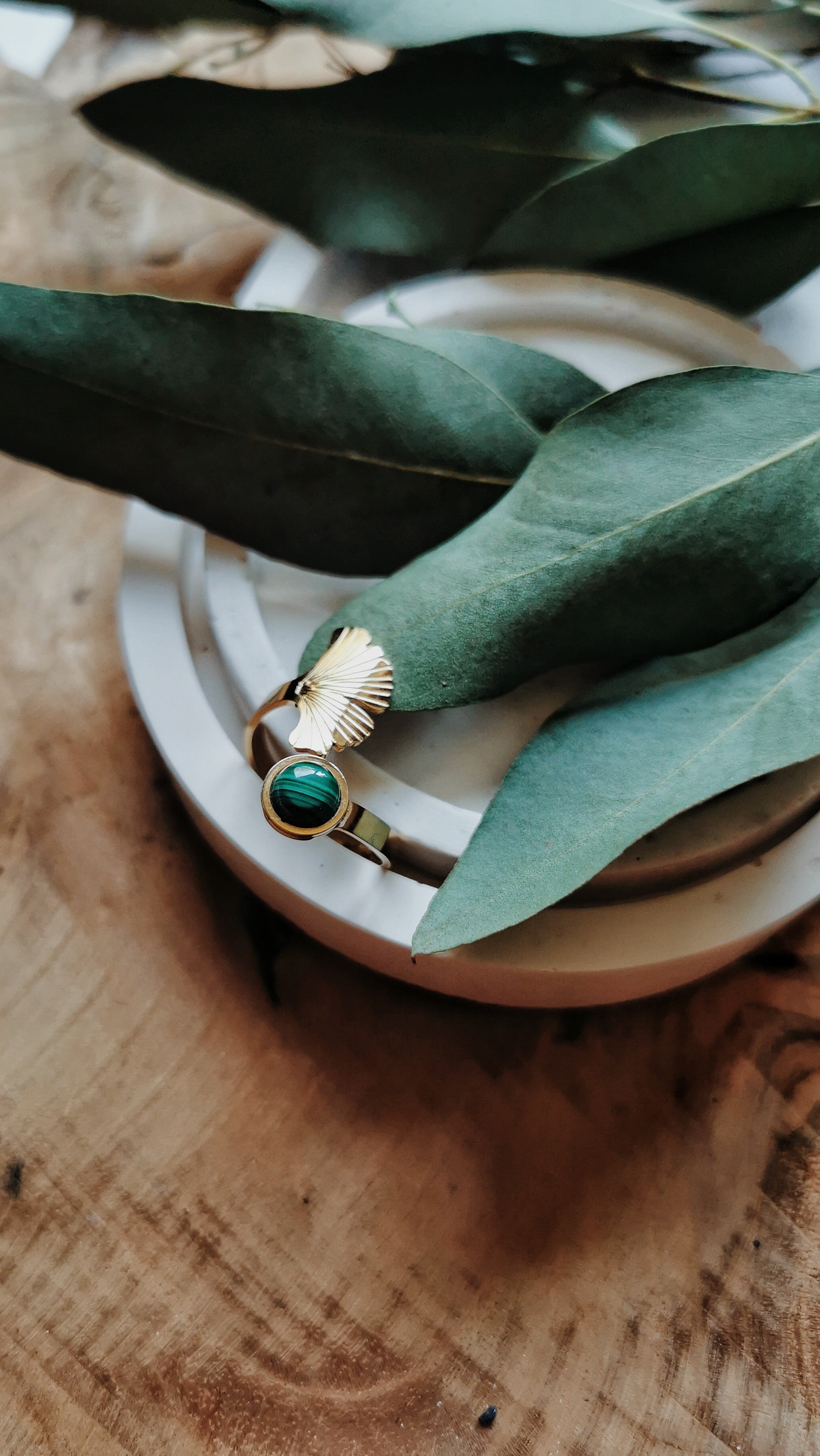 Bague Ginkgo